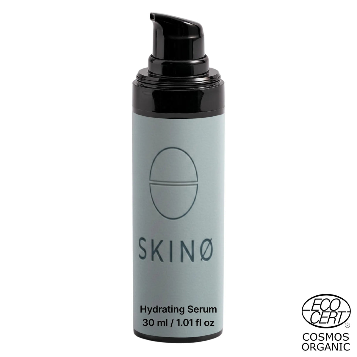 SKINØ Hydrating Serum 30 ml – veganskt ansiktsserum med aloe vera, hjortron och hyaluronsyra, ECOCERT COSMOS NATURAL