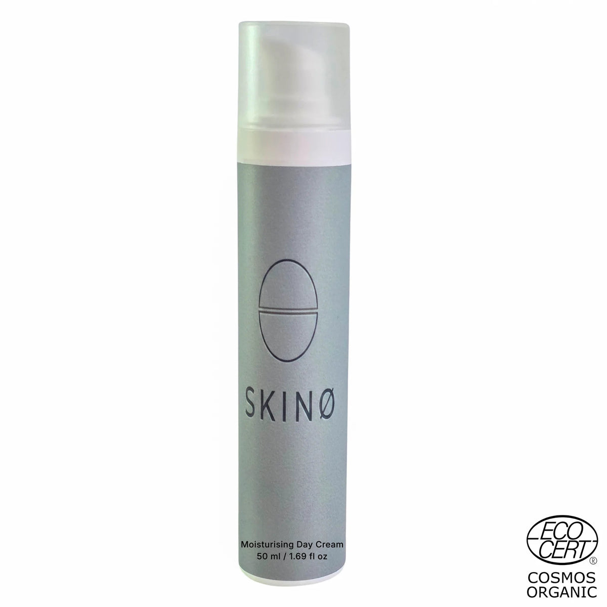 SKINØ Moisturising Day Cream 50 ml – återfuktande vegansk dagkräm med aloe vera, ECOCERT COSMOS NATURAL