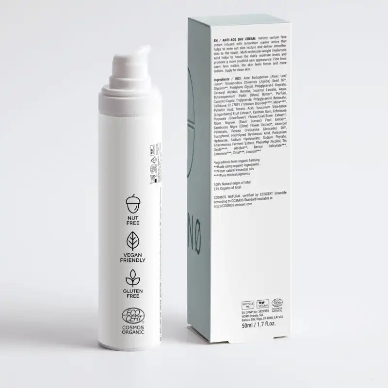 SKINØ Anti - Age Day Cream – 50g Hyaluronsyra Ansiktskräm – Skincare / Face Creams & Moisturizers | FaceTAN