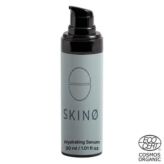 SKINØ Hydrating Serum – Intensiv fuktboost med Hyaluronsyra & Hjortron – Ansiktsserum | SKINØ